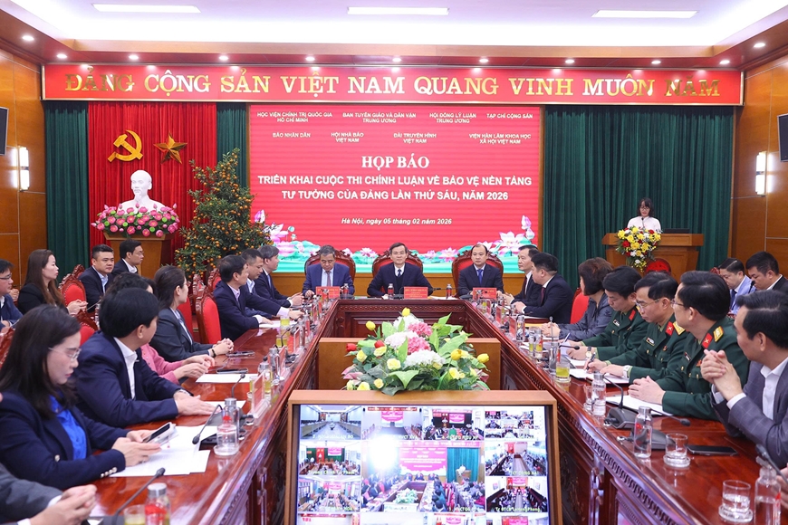 Tổ chức Cuộc thi Chính luận về bảo vệ nền tảng tư tưởng của Đảng lần thứ sáu, năm 2026