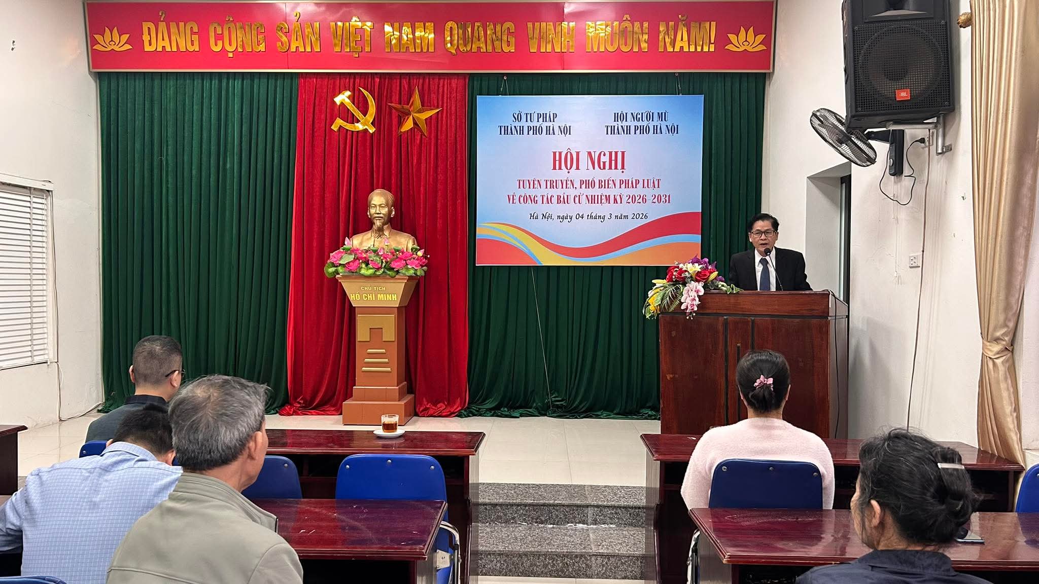 Thành hội Hà Nội: Tuyên truyền pháp luật về bầu cử cho cán bộ, hội viên người khiếm thị