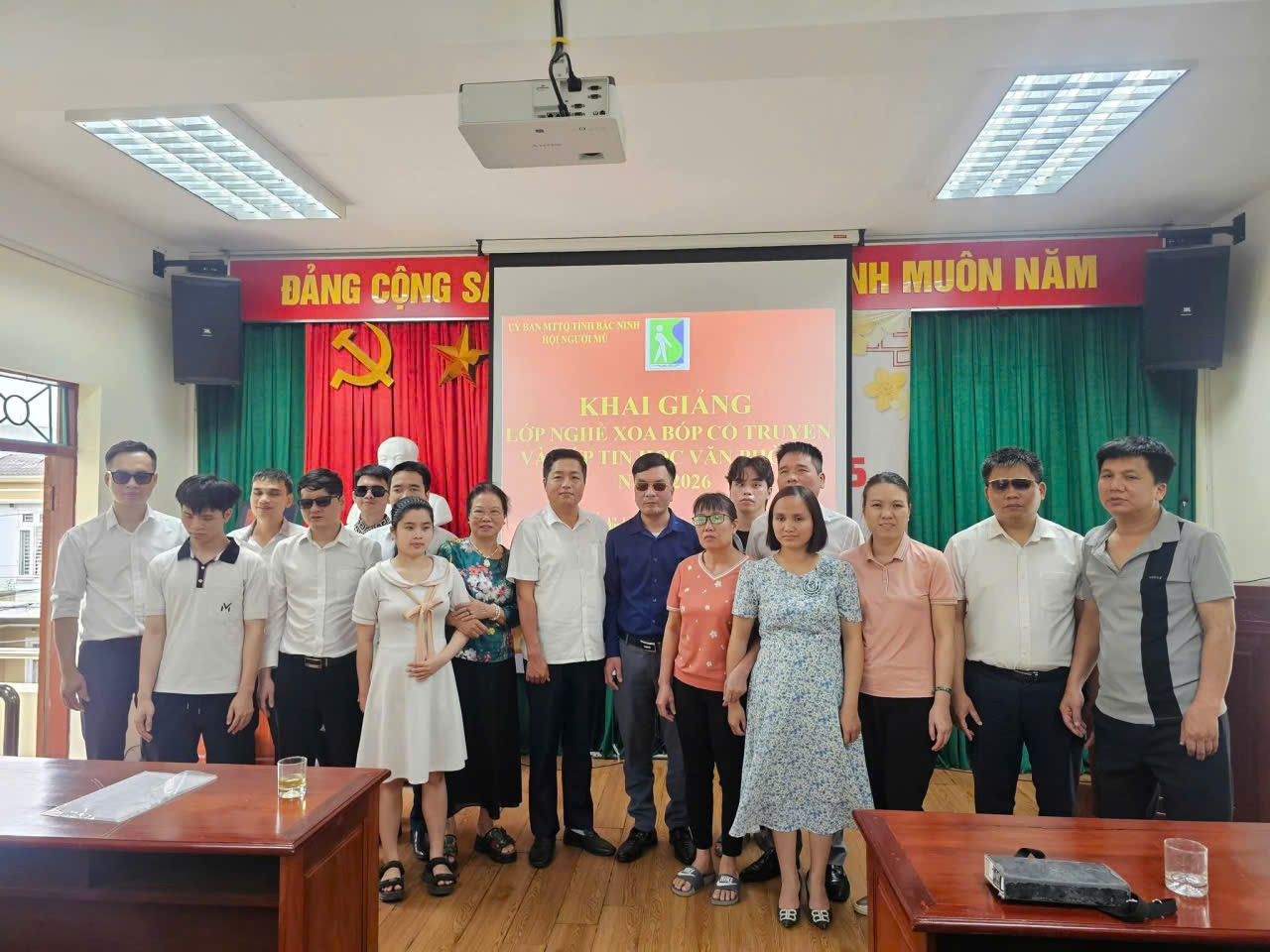 Tỉnh hội Bắc Ninh khai giảng lớp tẩm quất cơ bản và tin học văn phòng 