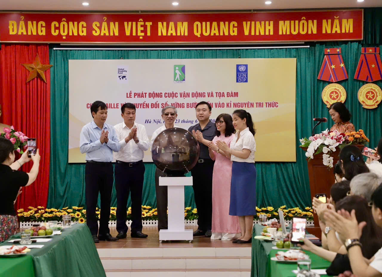 Phát động Cuộc vận động “Chữ Braille và chuyển đổi số: Vững bước tiến vào kỷ nguyên tri thức”