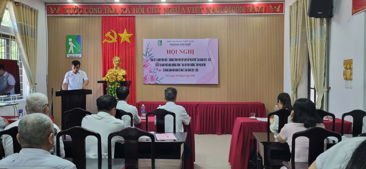 Hình ảnh: Các hoạt động tại Hội Người mù thành phố Huế