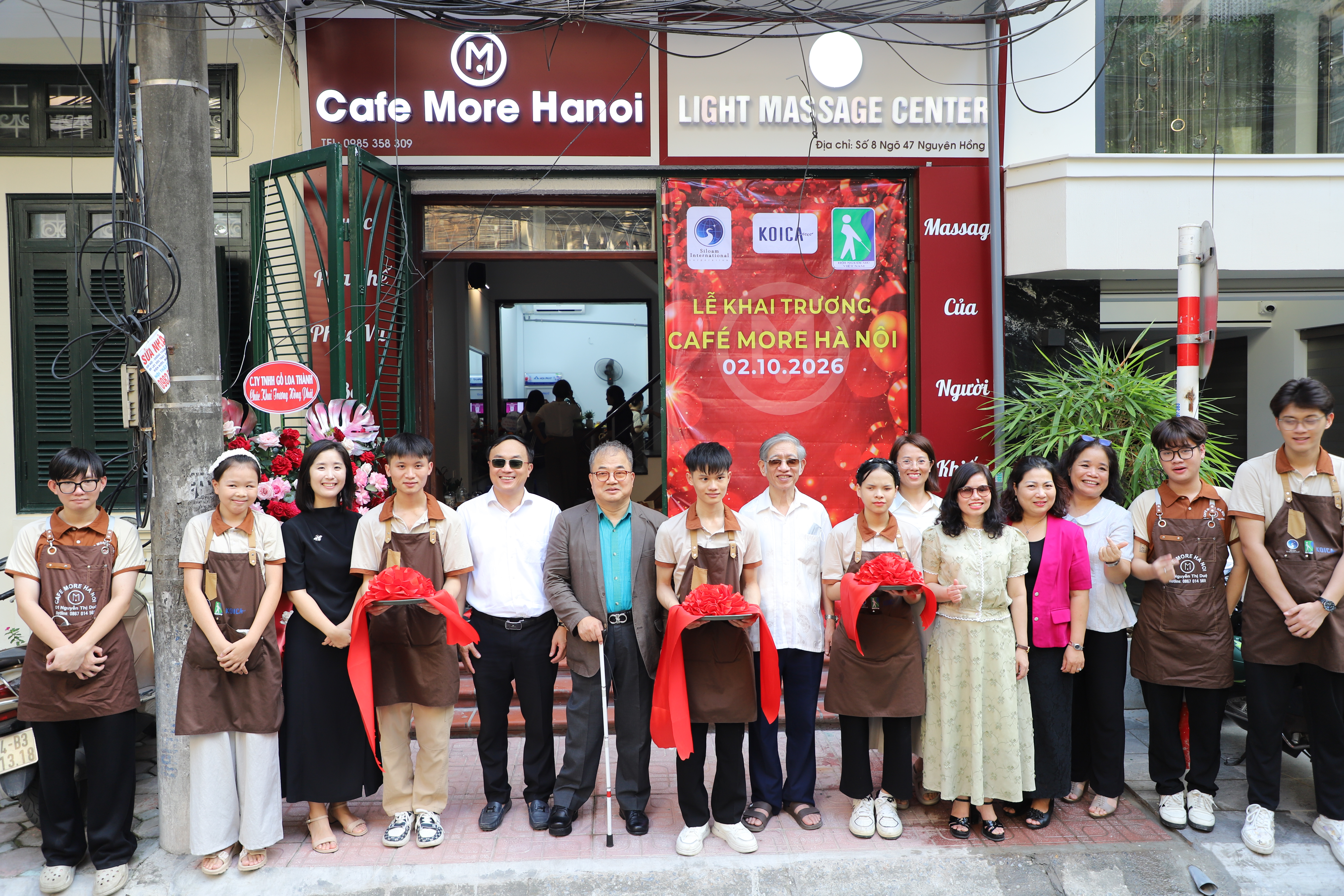 Khai trương quán Cafe More Hanoi 3, mở thêm cơ hội việc làm cho người khiếm thị